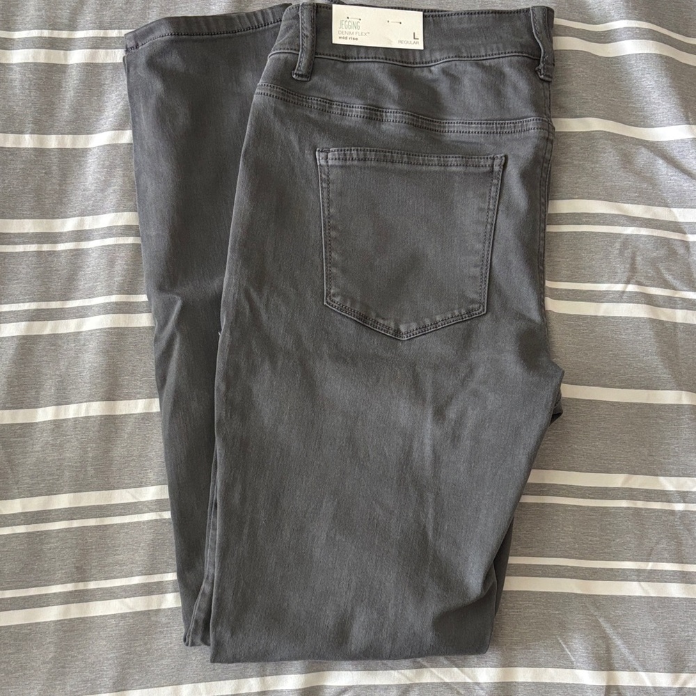 Grey jeggings